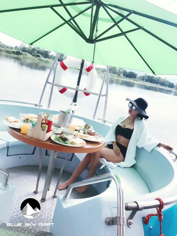 Blue Sky Raft At كانتْشانابوري المظهر الخارجي الصورة