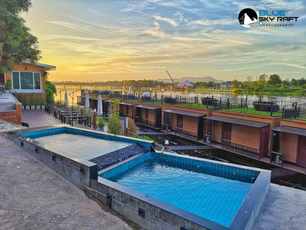 Blue Sky Raft At كانتْشانابوري المظهر الخارجي الصورة