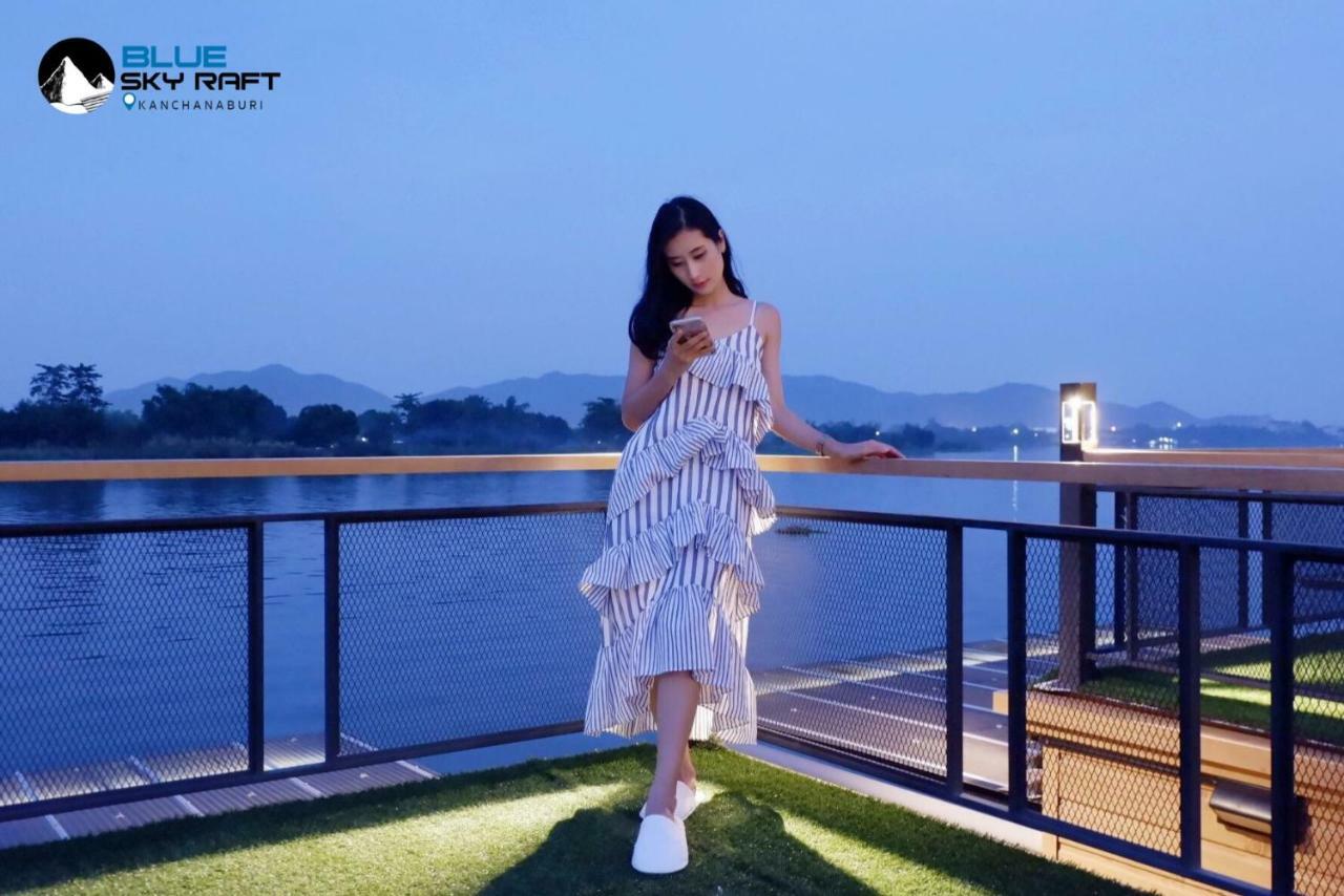 Blue Sky Raft At كانتْشانابوري المظهر الخارجي الصورة